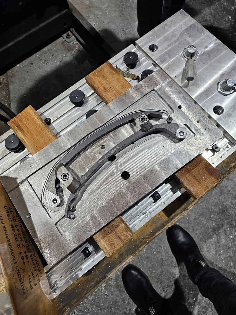 Load image into Gallery viewer, Atomic Barra Billet Steel Timing Chain Guide | 'Parabolic Guide'