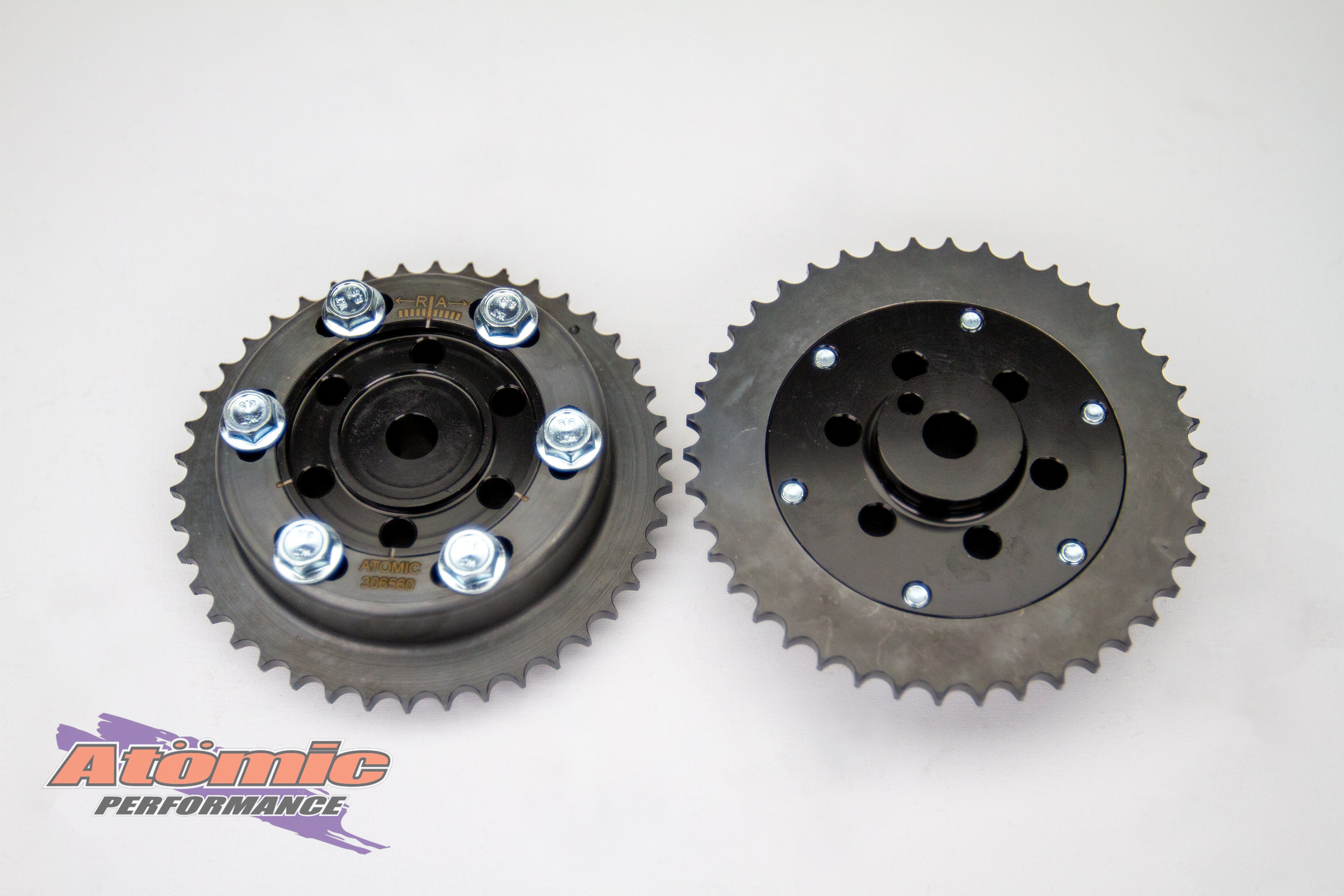 atomic gear Atomic Barra Vernier Sprockets Adjustable Cam Gears – Atomic Performance  Products