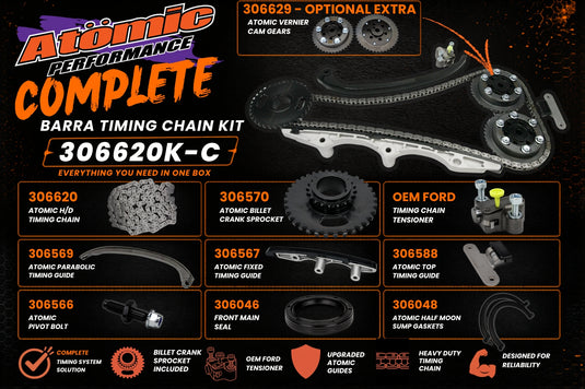 Atomic Barra Heavy Duty Timing Chain Kits