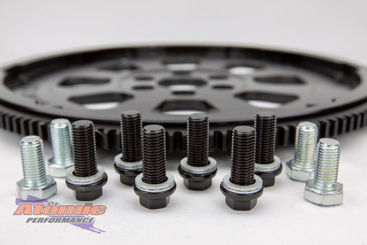 Atomic Barra Billet Flexplate Kits - ARP Bolts with Nordlock Washers