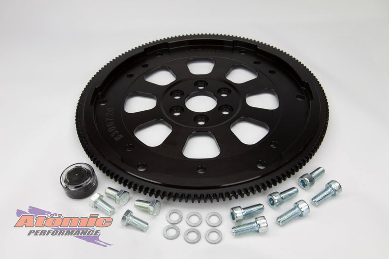 Load image into Gallery viewer, Atomic Barra Billet Flexplate Kits - Capscrew or ARP Bolts with Nordlock Washers
