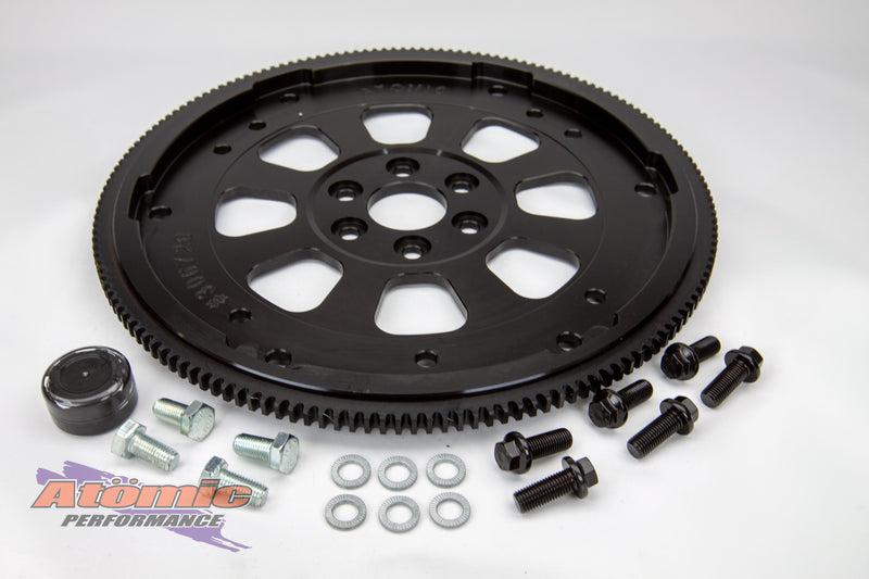 Load image into Gallery viewer, Atomic Barra Billet Flexplate Kits - Capscrew or ARP Bolts with Nordlock Washers
