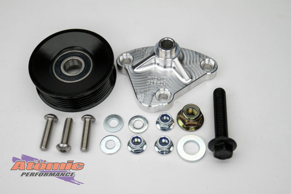 Atomic Barra Billet Power Steering Delete Kit