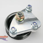 Atomic Barra Billet Power Steering Pump Delete Kit – Ford BA-FGX DOHC | CNC Alloy | Mounting Hardware Included