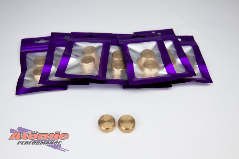 Load image into Gallery viewer, Atomic Barra Oil Gallery Brass Plugs Kit
