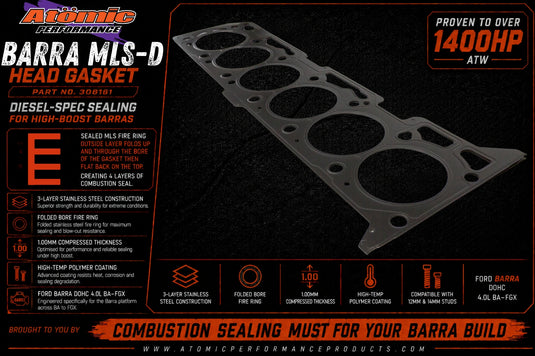 Atomic Barra MLS-D Headgasket