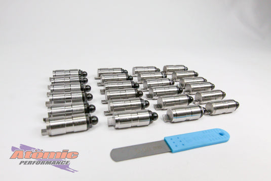 Atomic Solid Adjustable Lifters – Ford Barra DOHC | Set of 24