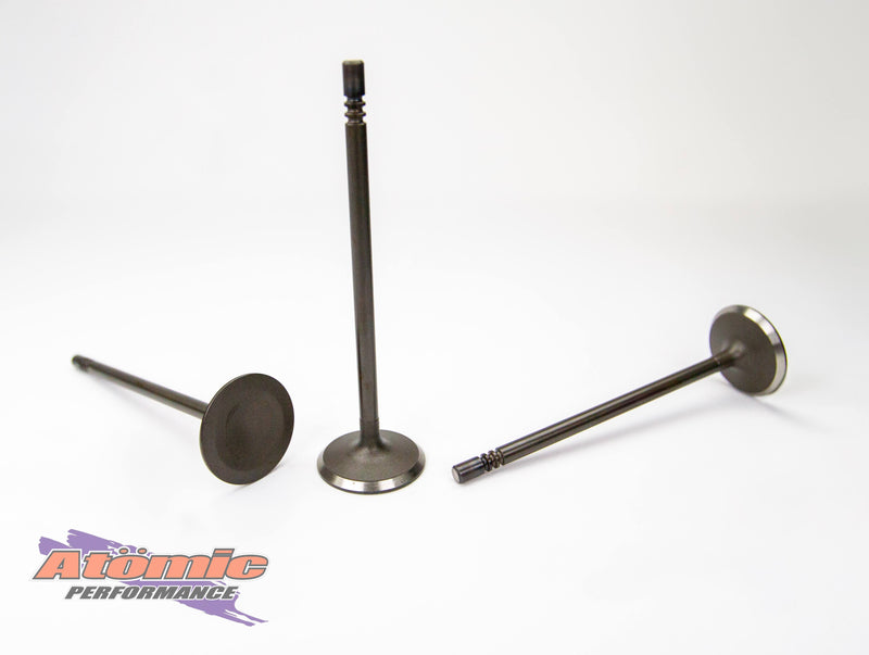 Load image into Gallery viewer, Atomic Turbo Exhaust Valve – Ford Barra DOHC | STD Size | “O” Series | 32.0mm Head | Hi-Nickel Tufftrided
