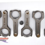 Set of connecting rods with Atomic Performance logo on a white background