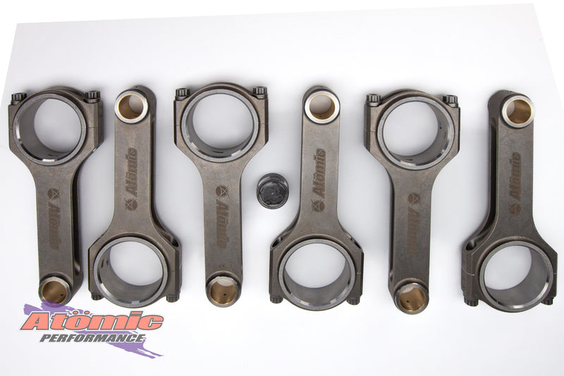 Load image into Gallery viewer, Set of connecting rods with Atomic Performance logo on a white background
