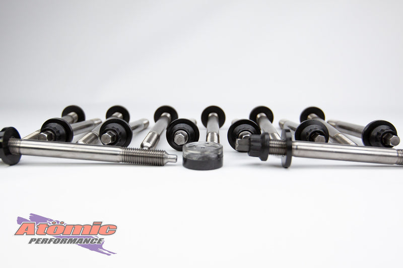 Load image into Gallery viewer, Atomic Barra Tool Steel Headstuds with OS Washers
