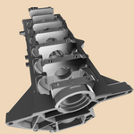 Atomic Barra Premium Billet Steel Main Cap Set