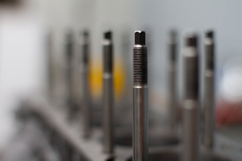 Load image into Gallery viewer, Atomic Barra Tool Steel Headstuds
