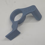 close up of 3d printed fitting jig with white background