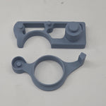 close up comparison of 3d printed ba/bf and fg weld on fitting jigs