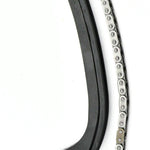 Automotive timing chain set with gears and sprockets on a white background