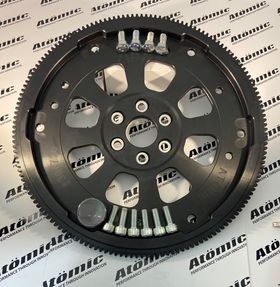Atomic Barra Billet Flexplate Kit ARP bolts with Nordlock washers