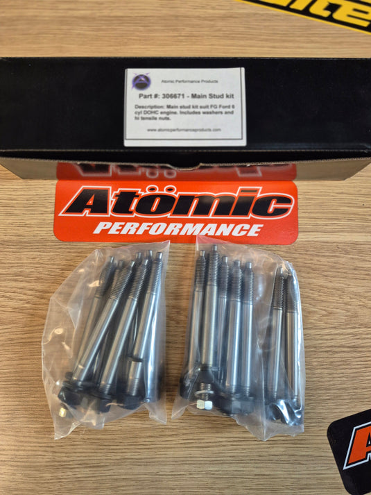 Atomic Barra Tool Steel Main Stud Kit FG onwards