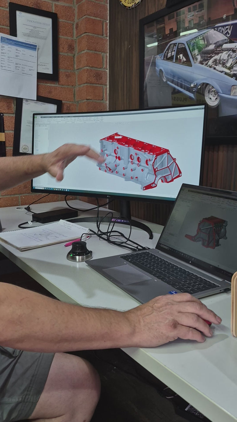 Load and play video in Gallery viewer, Atomic Barra Cast Block | PRE-PRODUCTION
