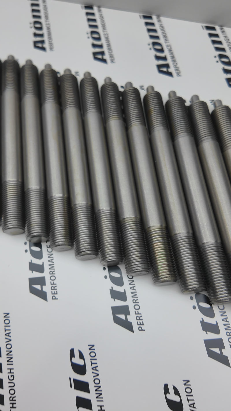 Load and play video in Gallery viewer, ATOMIC SOHC 14.3mm H13 T/Steel Head Studs
