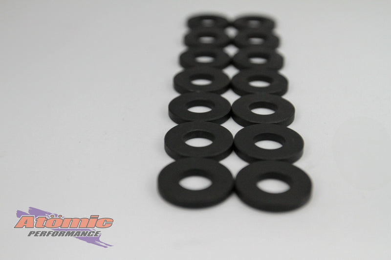 Load image into Gallery viewer, Atomic Head Stud Washer Kit – M12 Oversize OD (28mm) | Ford Barra DOHC
