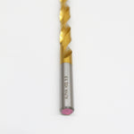 9.9 mm Ti coated drill – pink paint on top