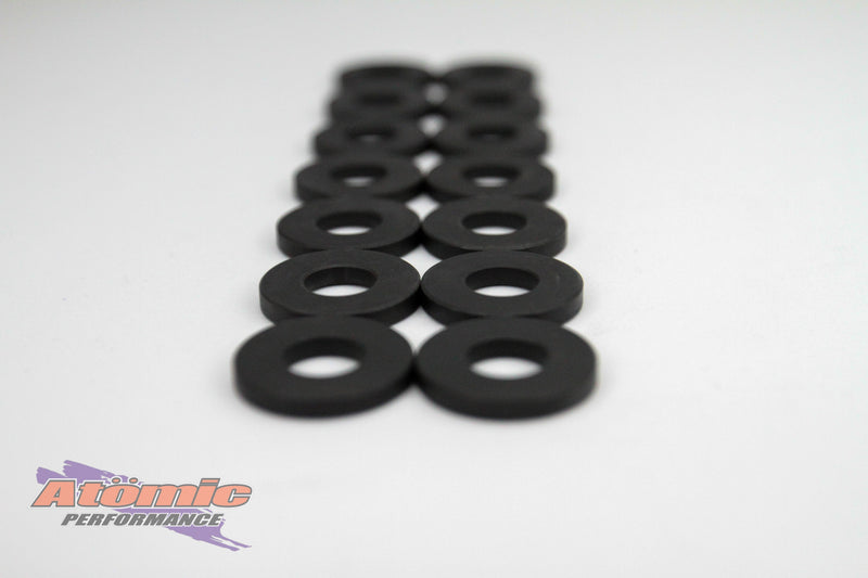 Load image into Gallery viewer, Atomic Head Stud Washer Kit – M12 Oversize OD (28mm) | Ford Barra DOHC

