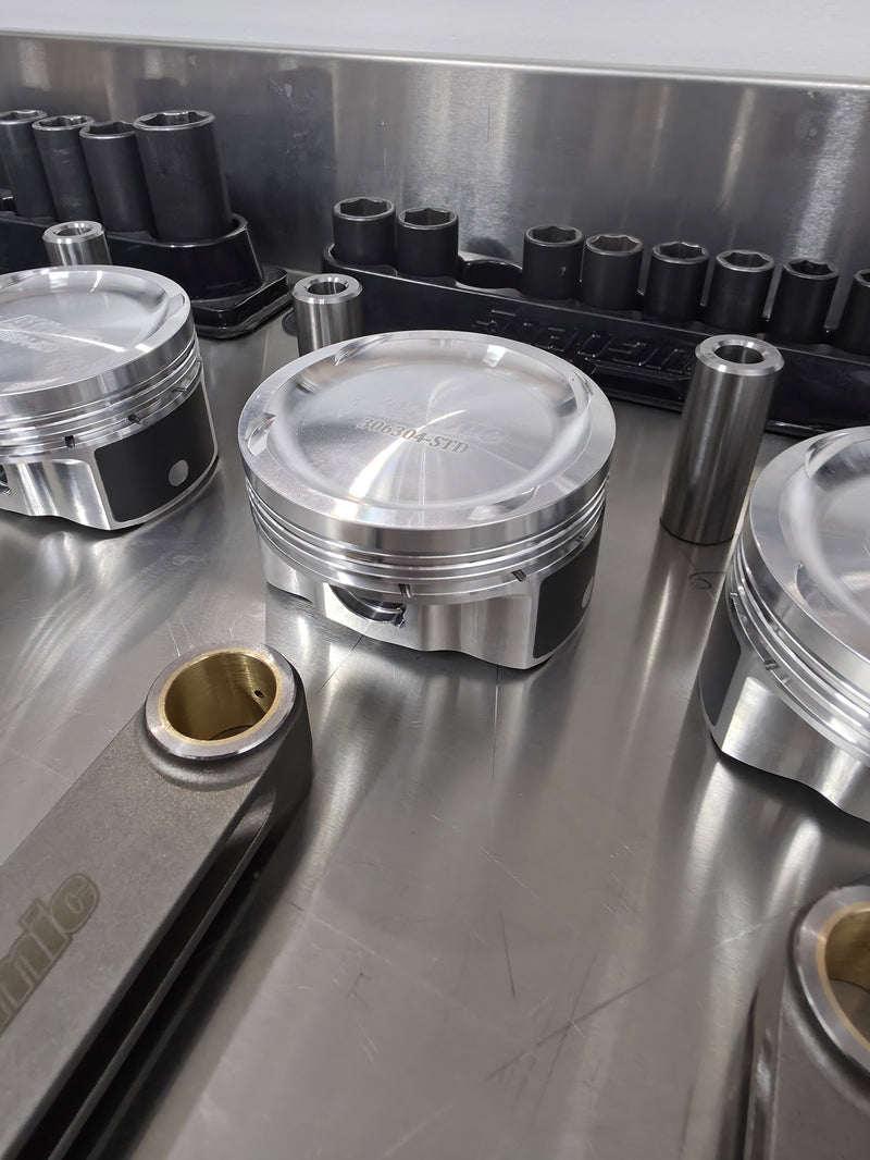 Load image into Gallery viewer, Atomic Barra Forged Pistons | Made by Icon
