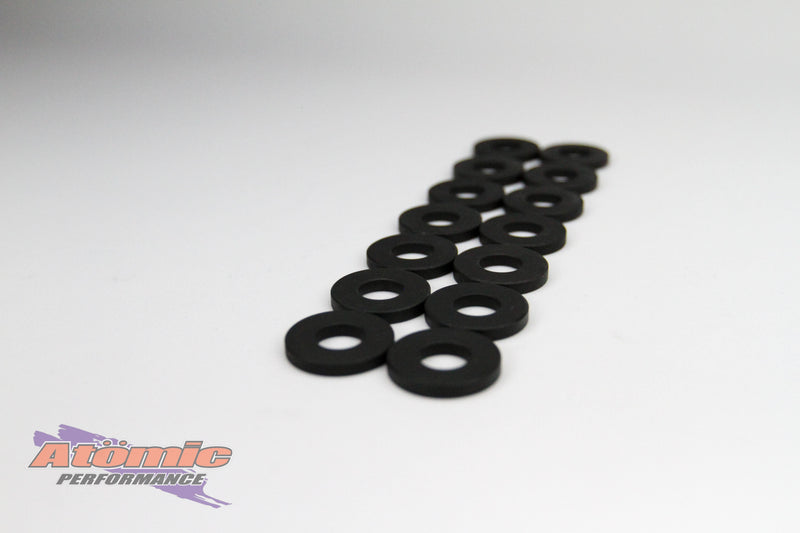 Load image into Gallery viewer, Atomic Head Stud Washer Kit – M12 Oversize OD (28mm) | Ford Barra DOHC
