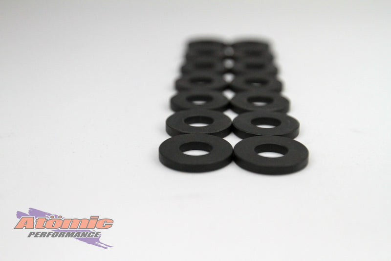 Load image into Gallery viewer, Atomic Head Stud Washer Kit – M12 Oversize OD (28mm) | Ford Barra DOHC
