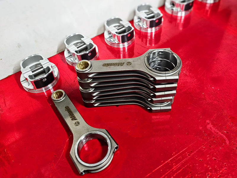 Load image into Gallery viewer, Atomic Barra Billet Conrods | Superleggera Rods
